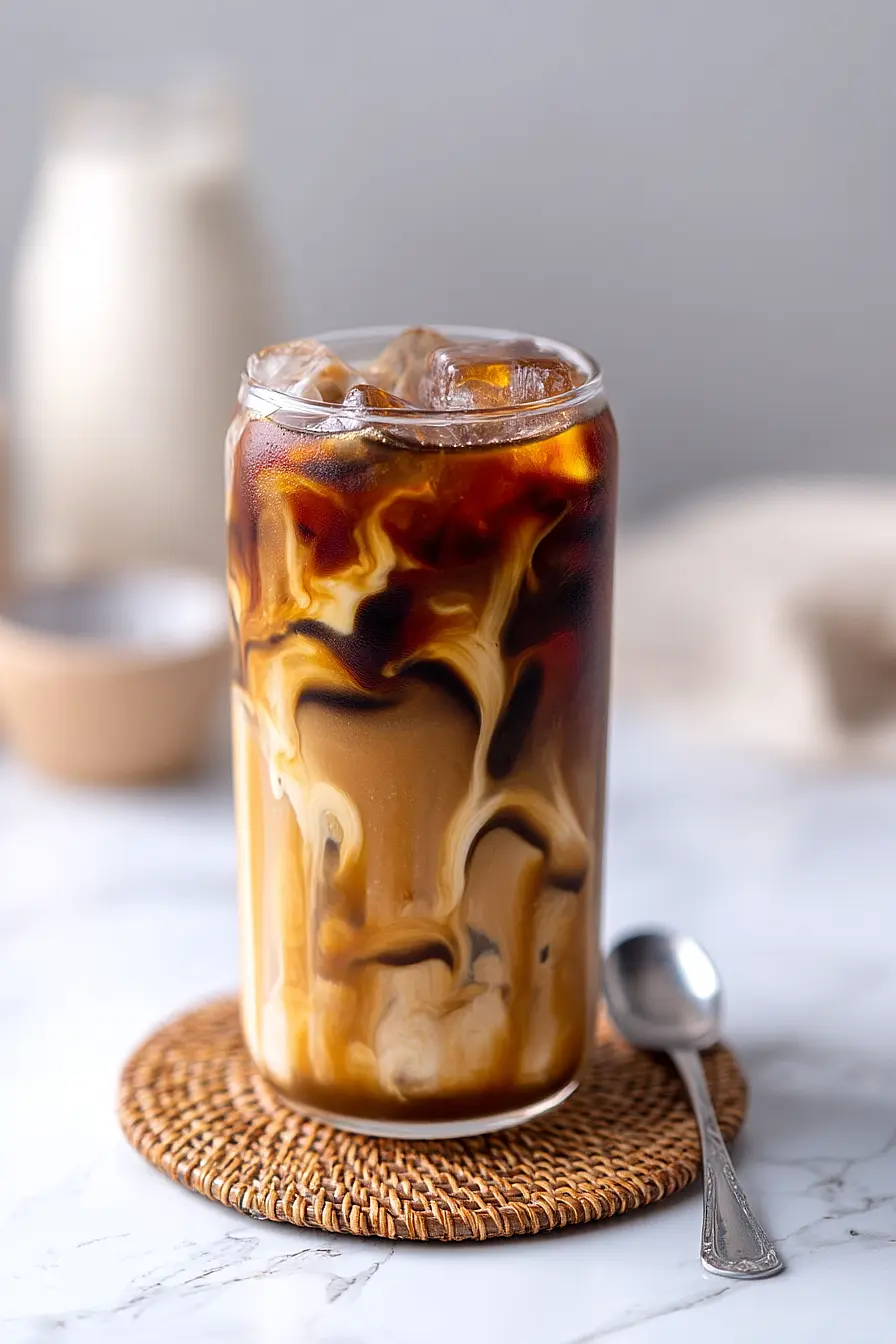 caramel iced coffee