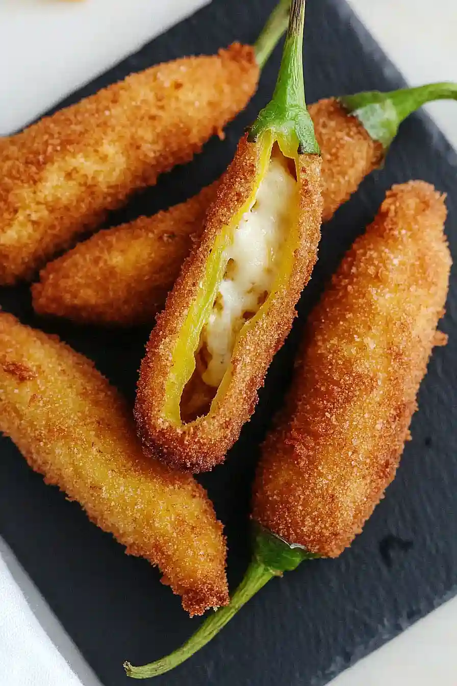 fried stuffed banana peppers