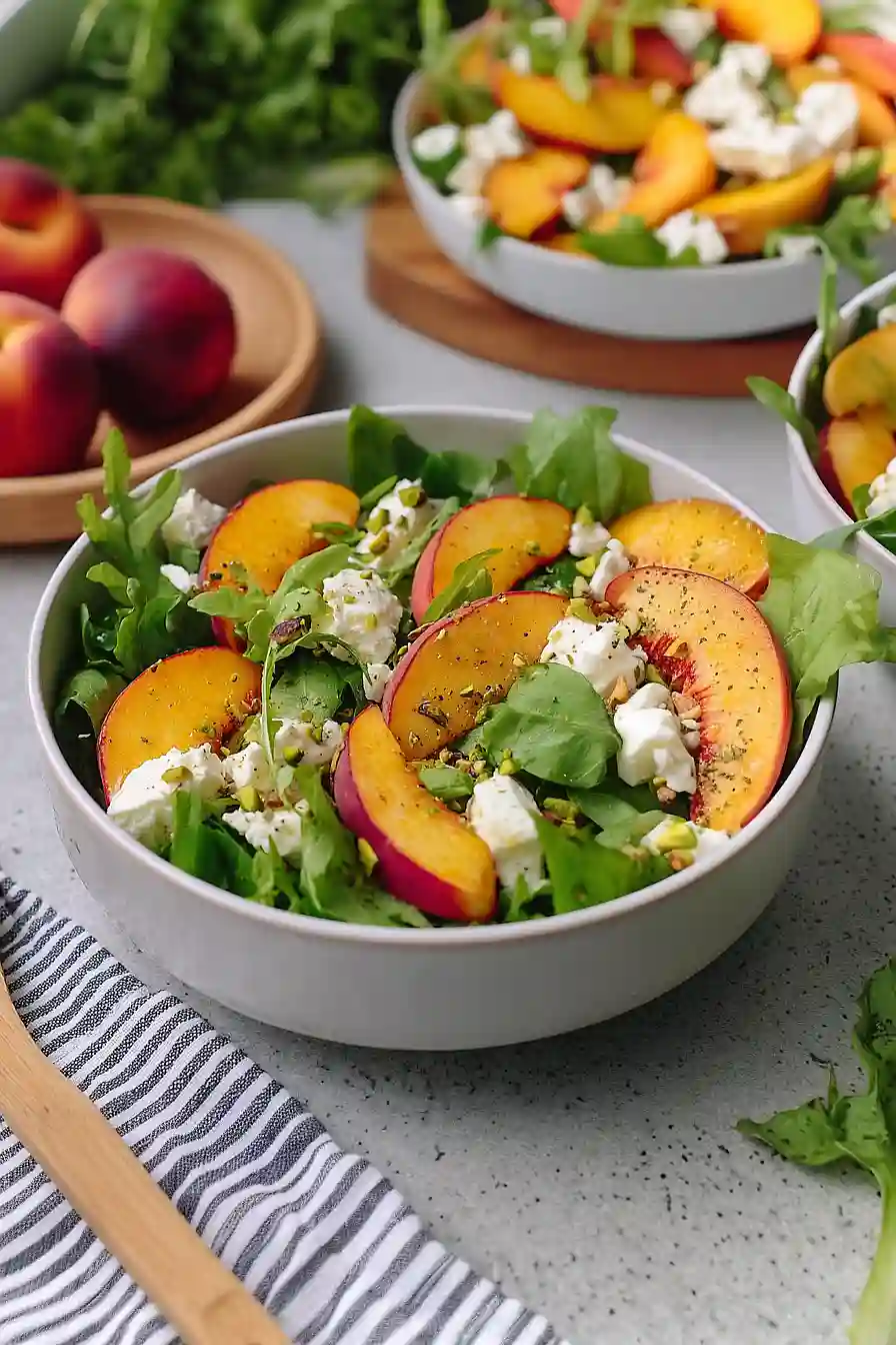 nectarine and feta salad