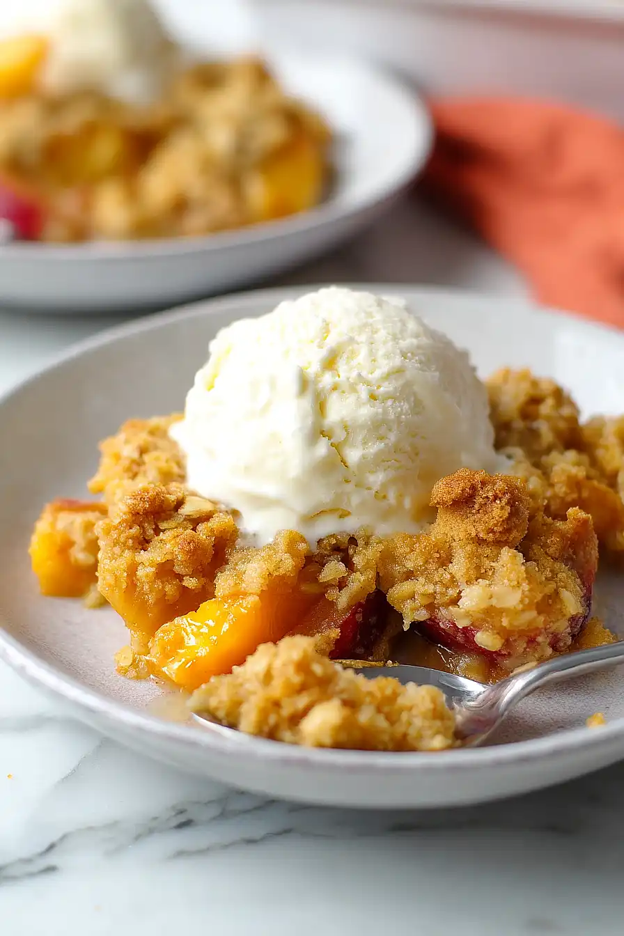 nectarine crisp