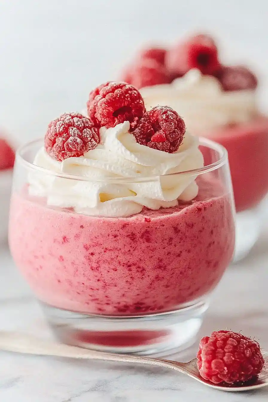 raspberry mousse