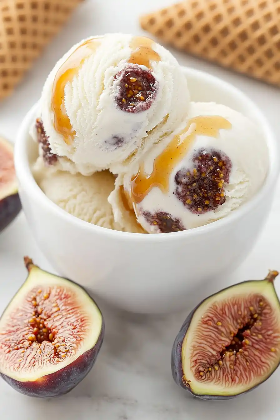 fig and ricotta ice cream