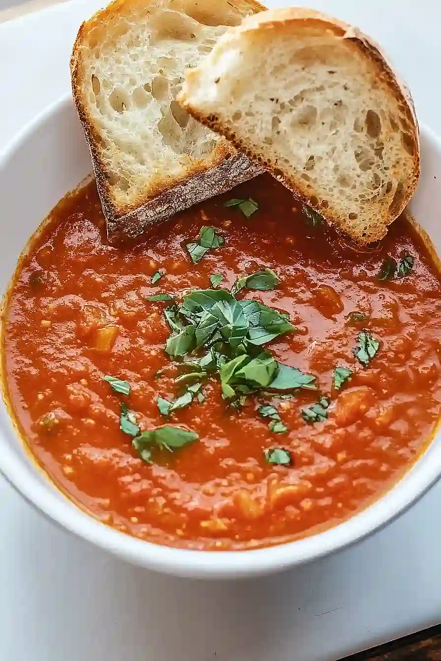 tomato basil soup with canned tomatoes