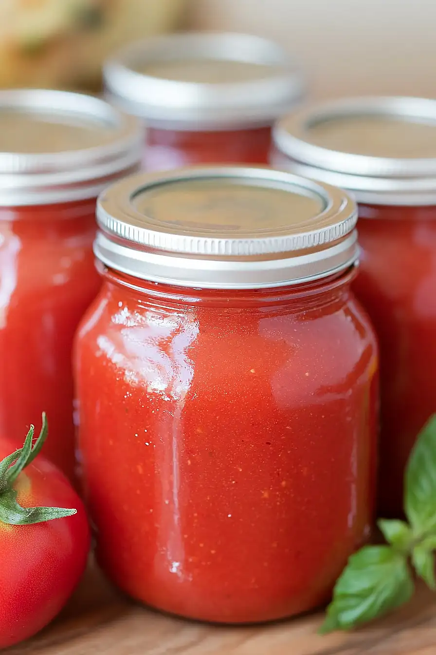 tomato sauce canning