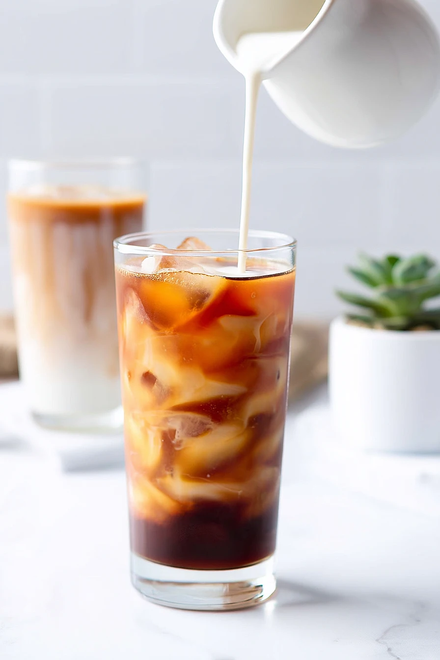 iced tea latte