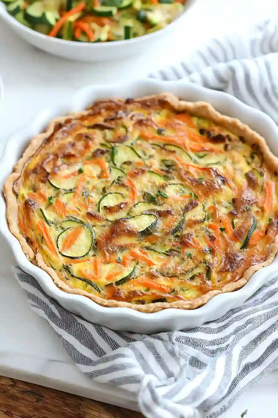 zucchini carrot quiche
