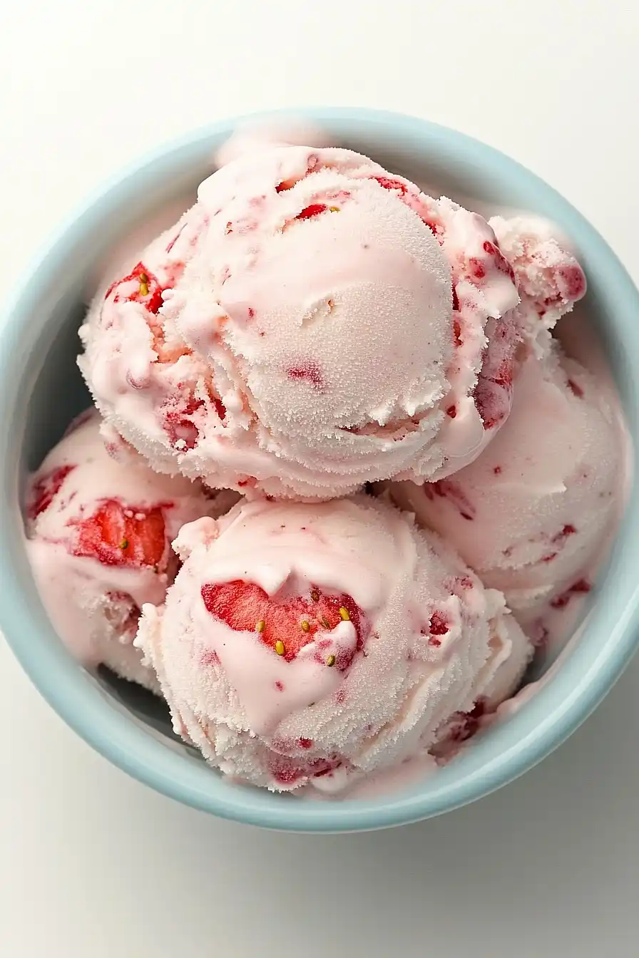 strawberry ice cream
