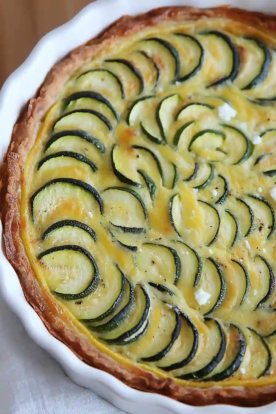 zucchini feta cheese quiche