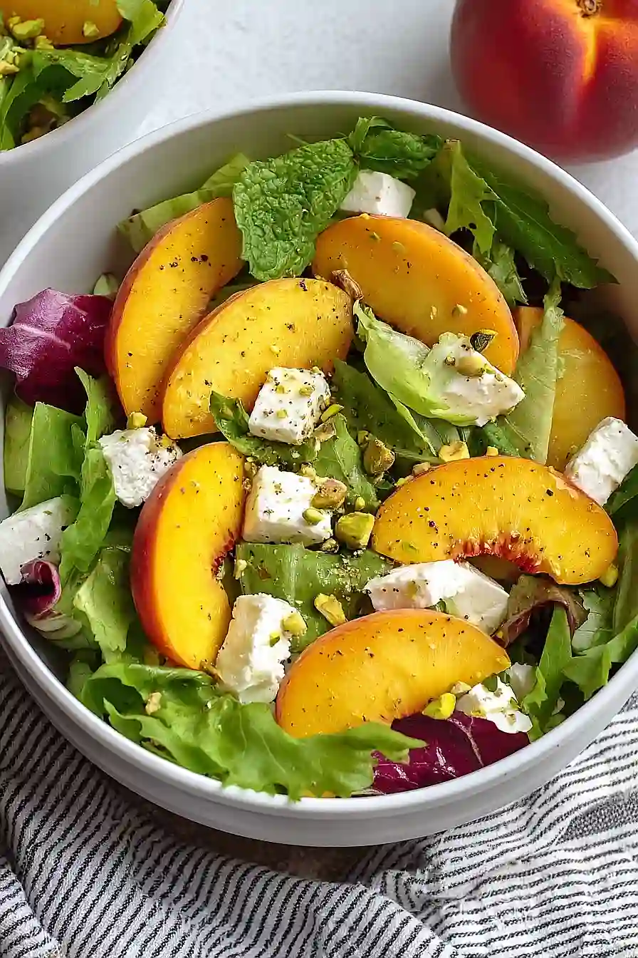 nectarine and feta salad