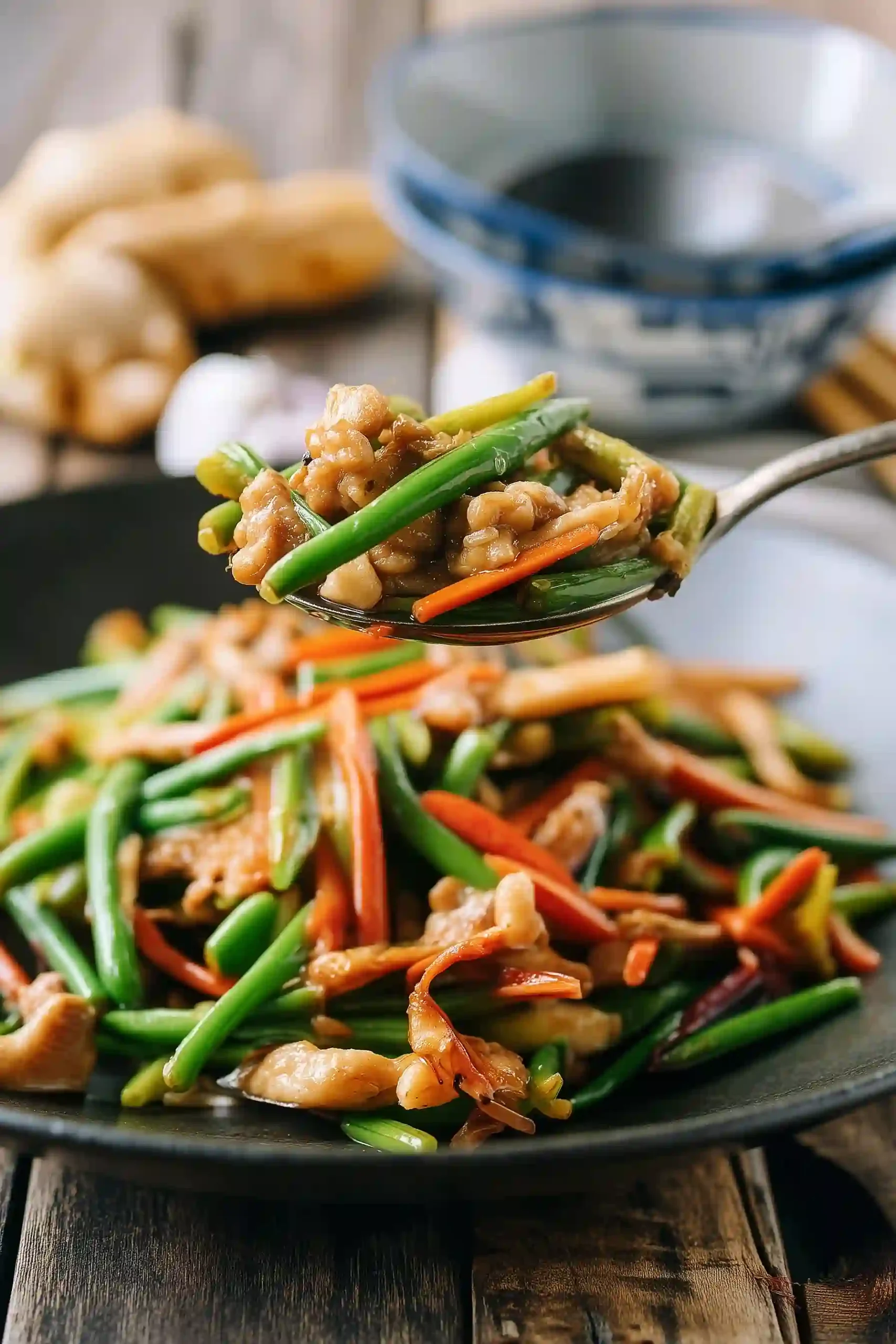 garlic scapes stir fry