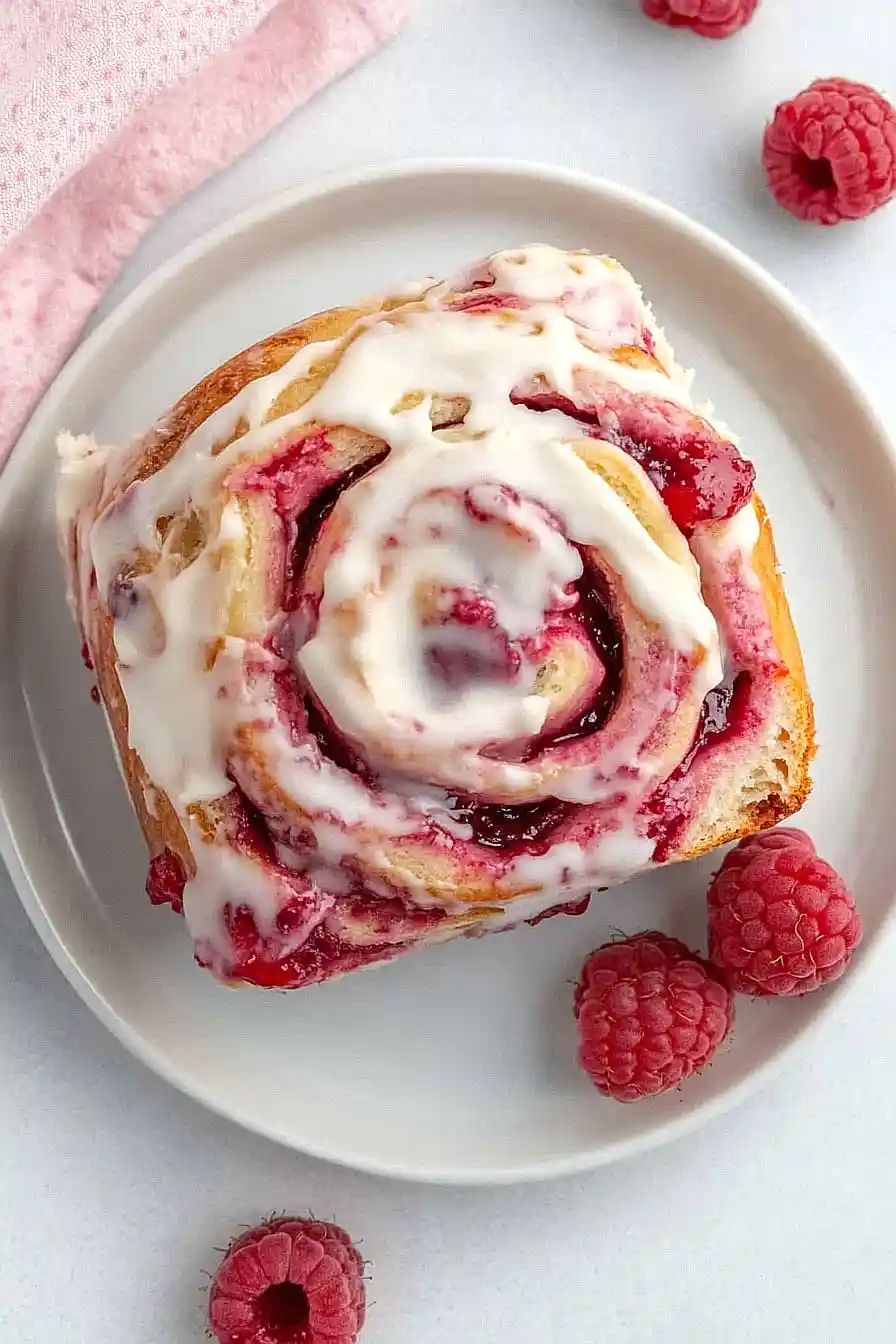 raspberry rolls