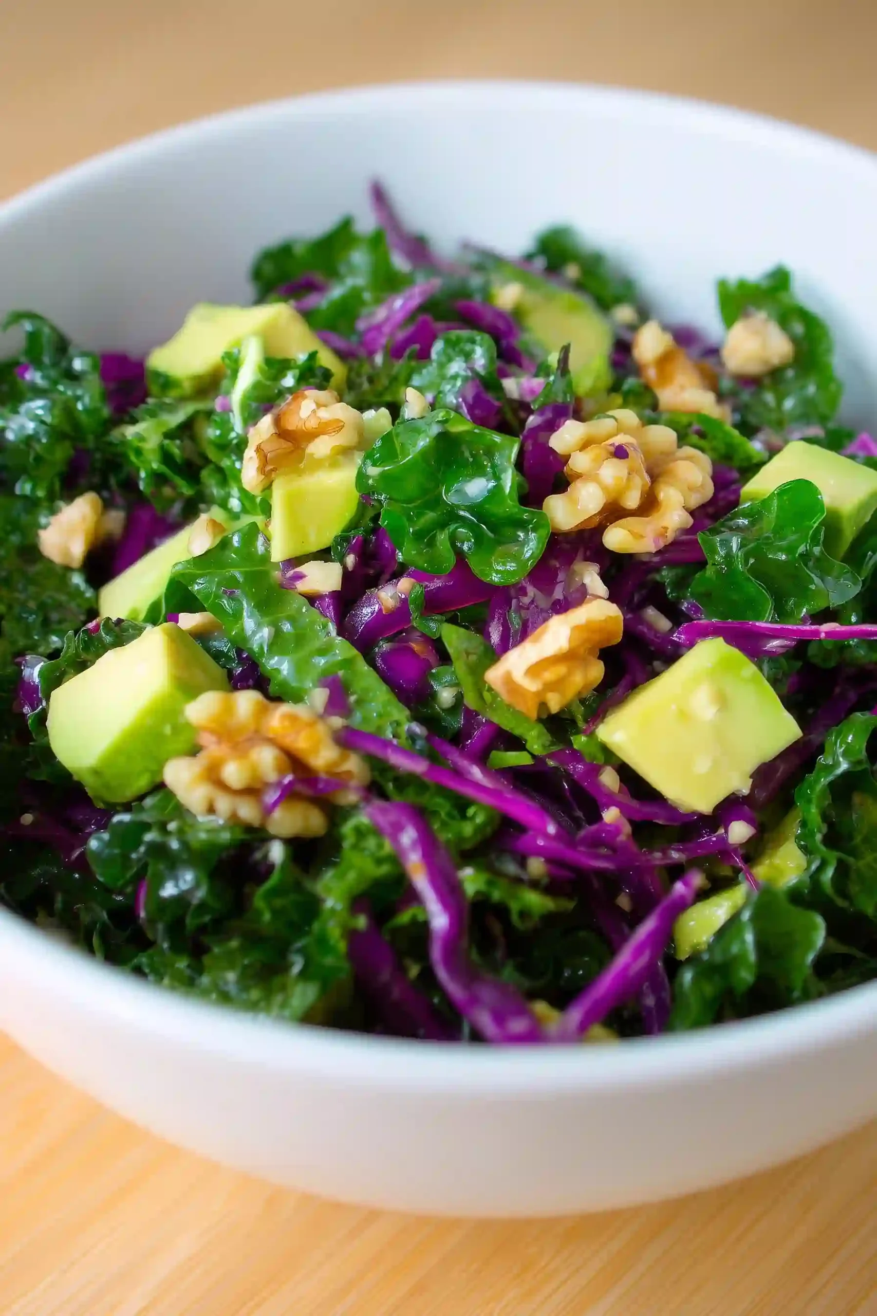 kale salad with citrus dressing