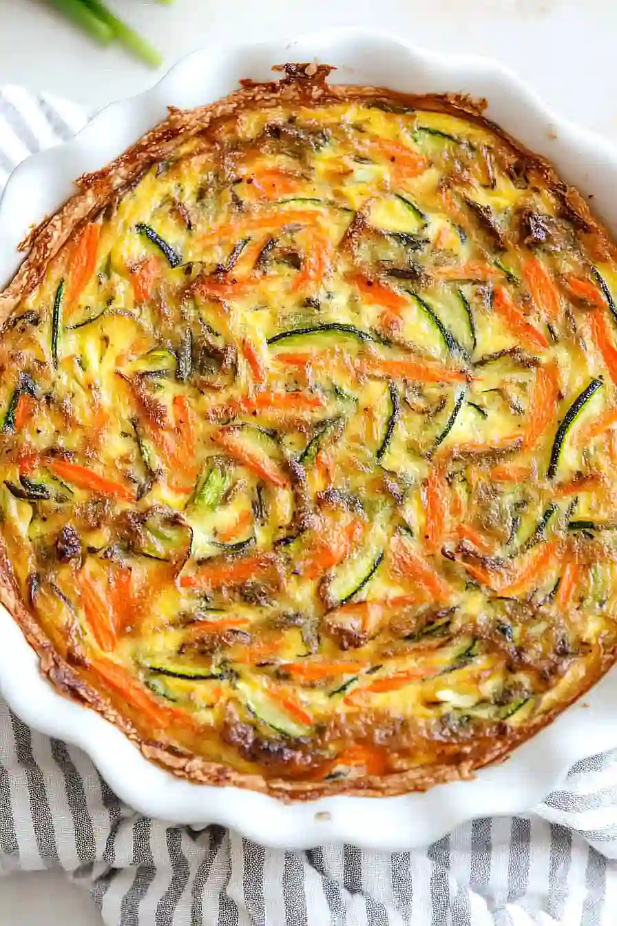 zucchini carrot quiche