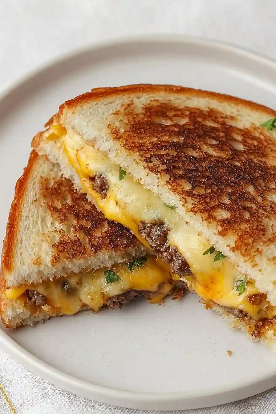 smash burger grilled cheese