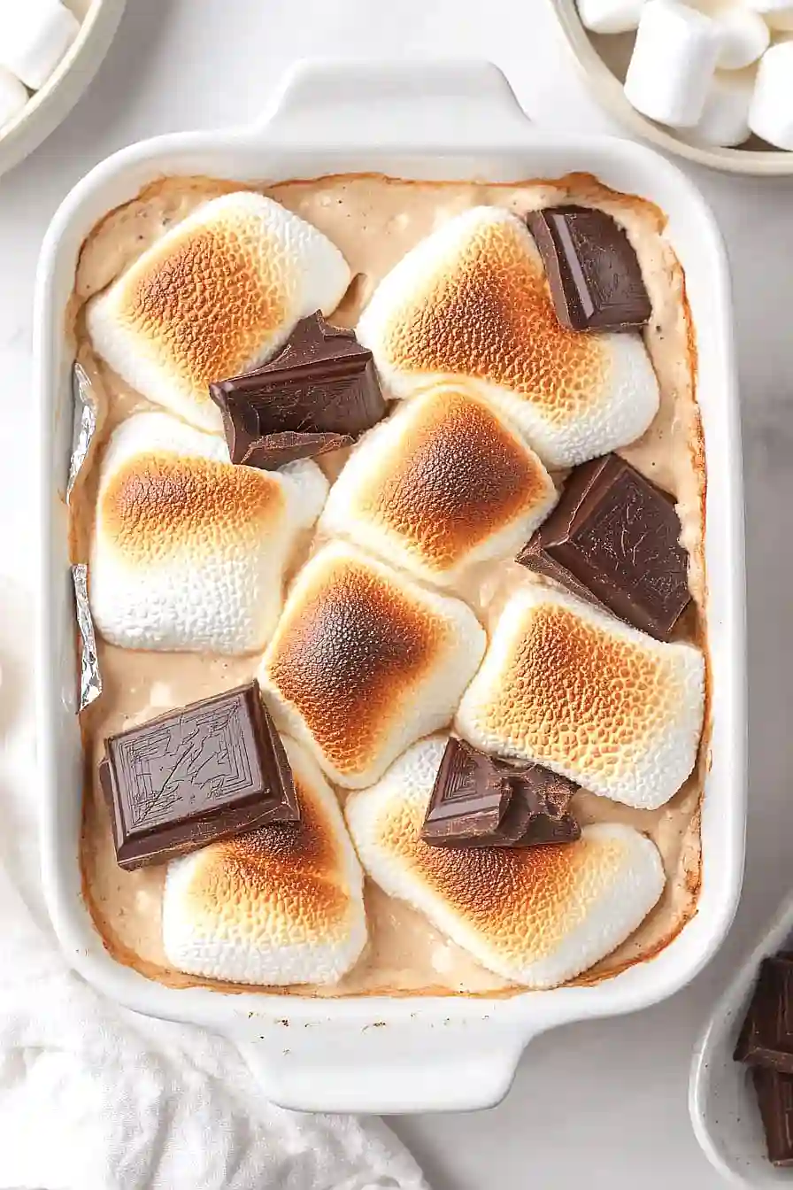 air fryer s'mores dip