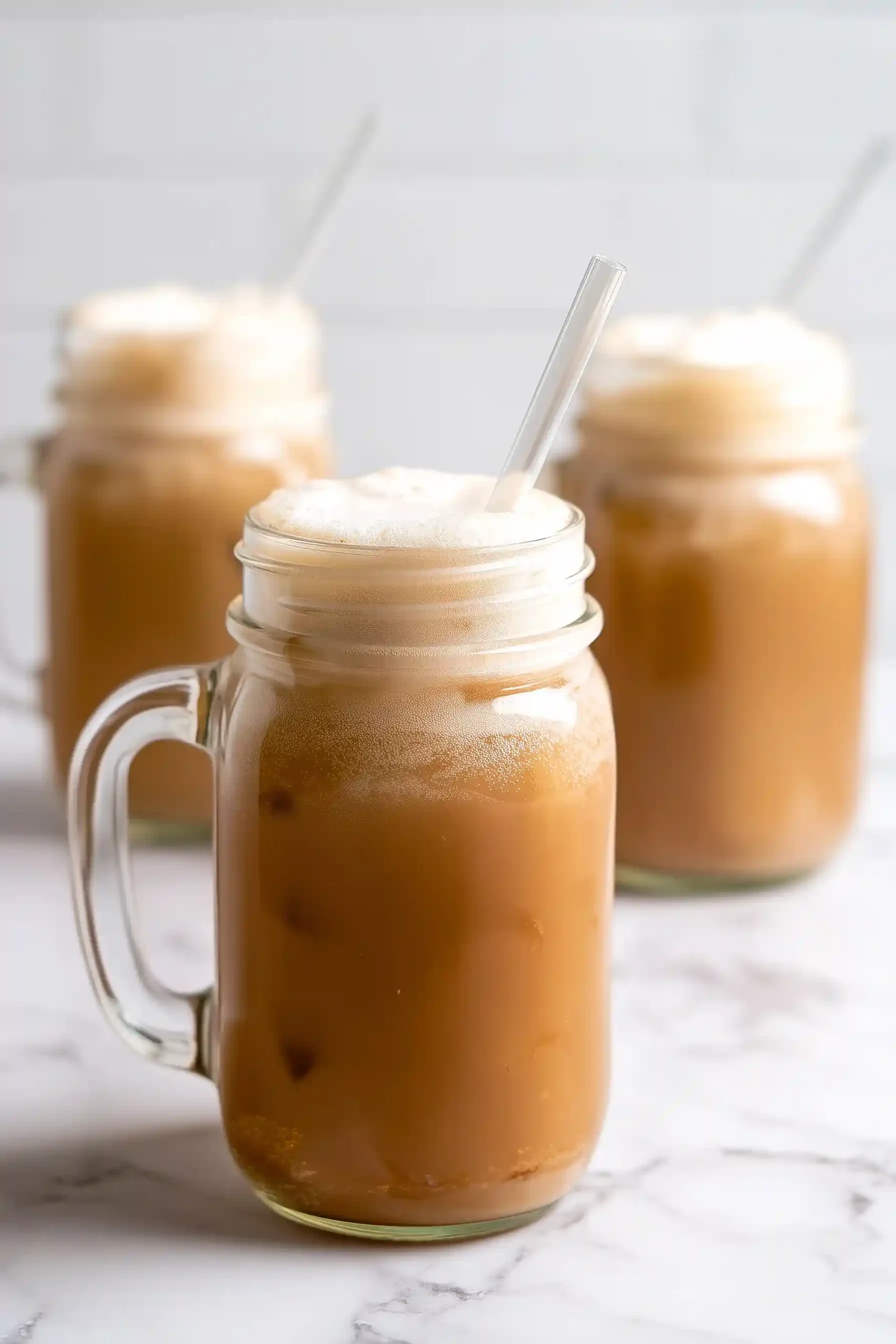 iced coffee with ice cream