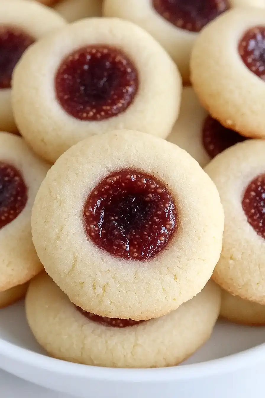 fig jam thumbprint cookies