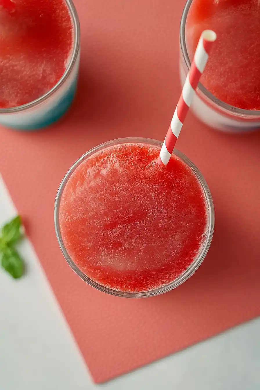 Red, White, and Blue Slushies