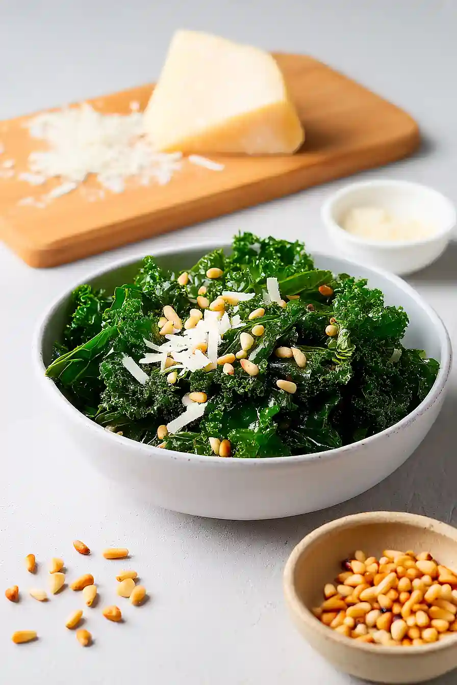 kale salad with balsamic dressing