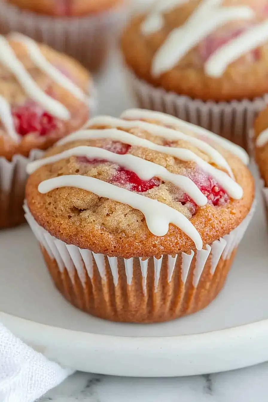 strawberry yogurt muffins