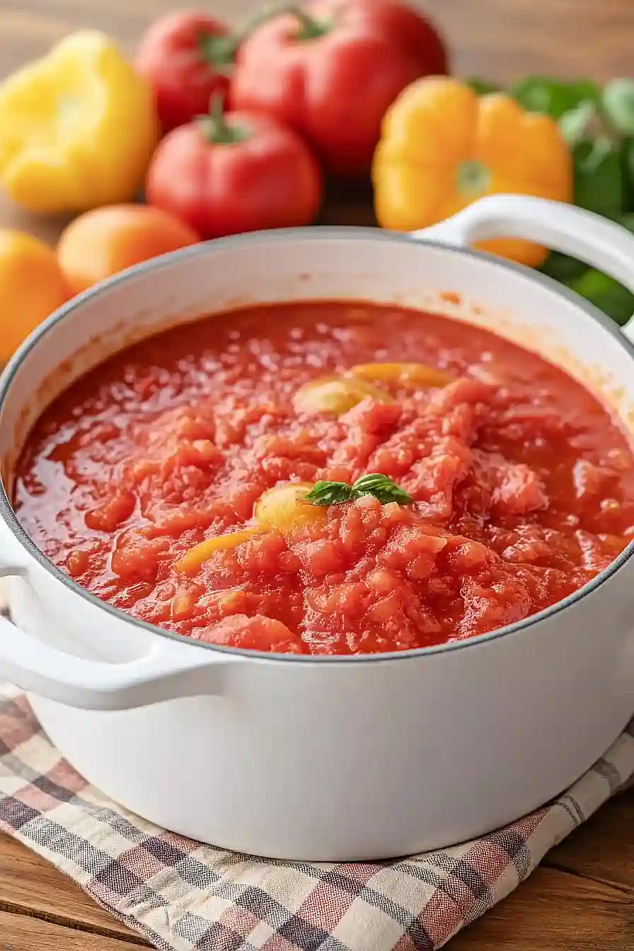 tomato sauce canning