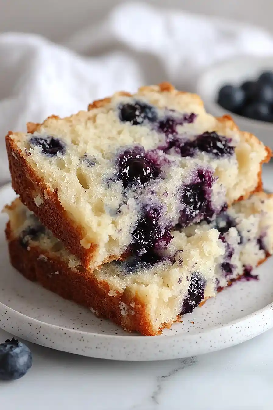 blueberry bread loaf