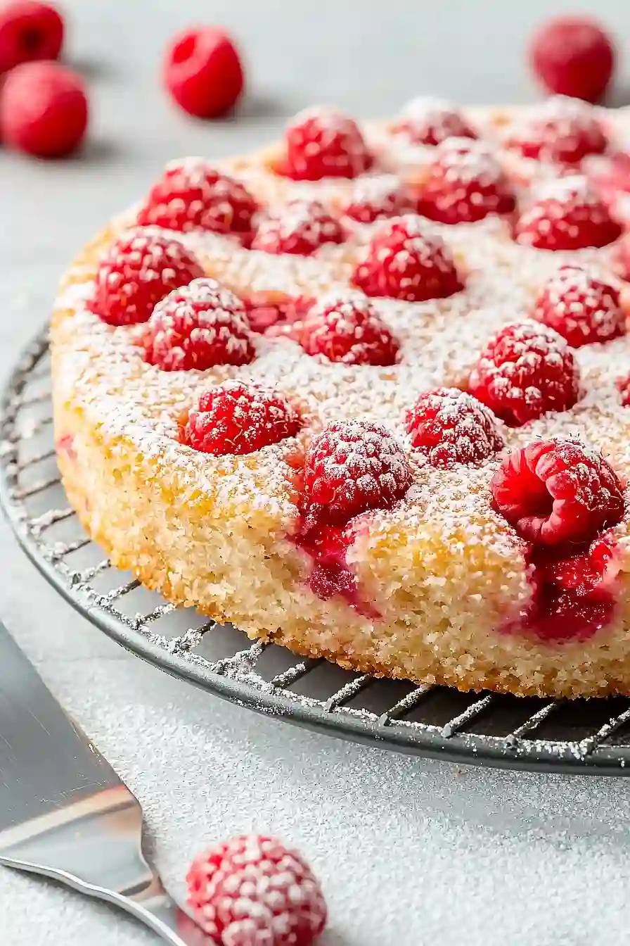Moist Raspberry Cake