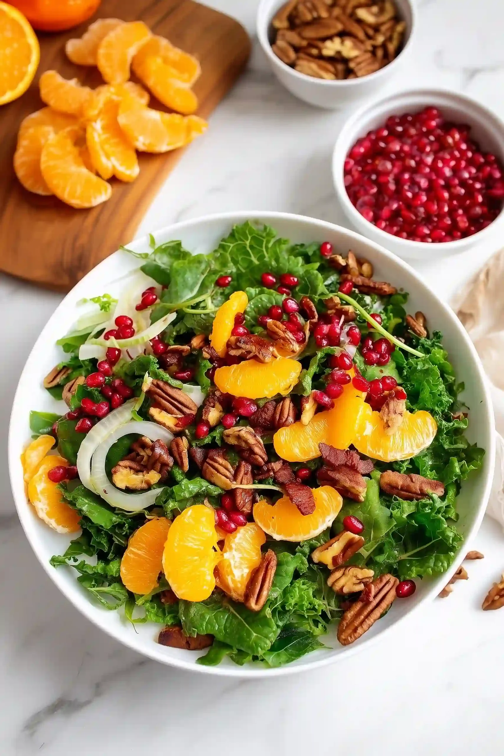 christmas kale salad