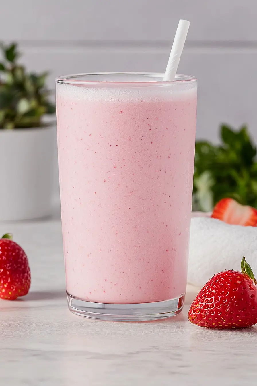 strawberry yogurt smoothie