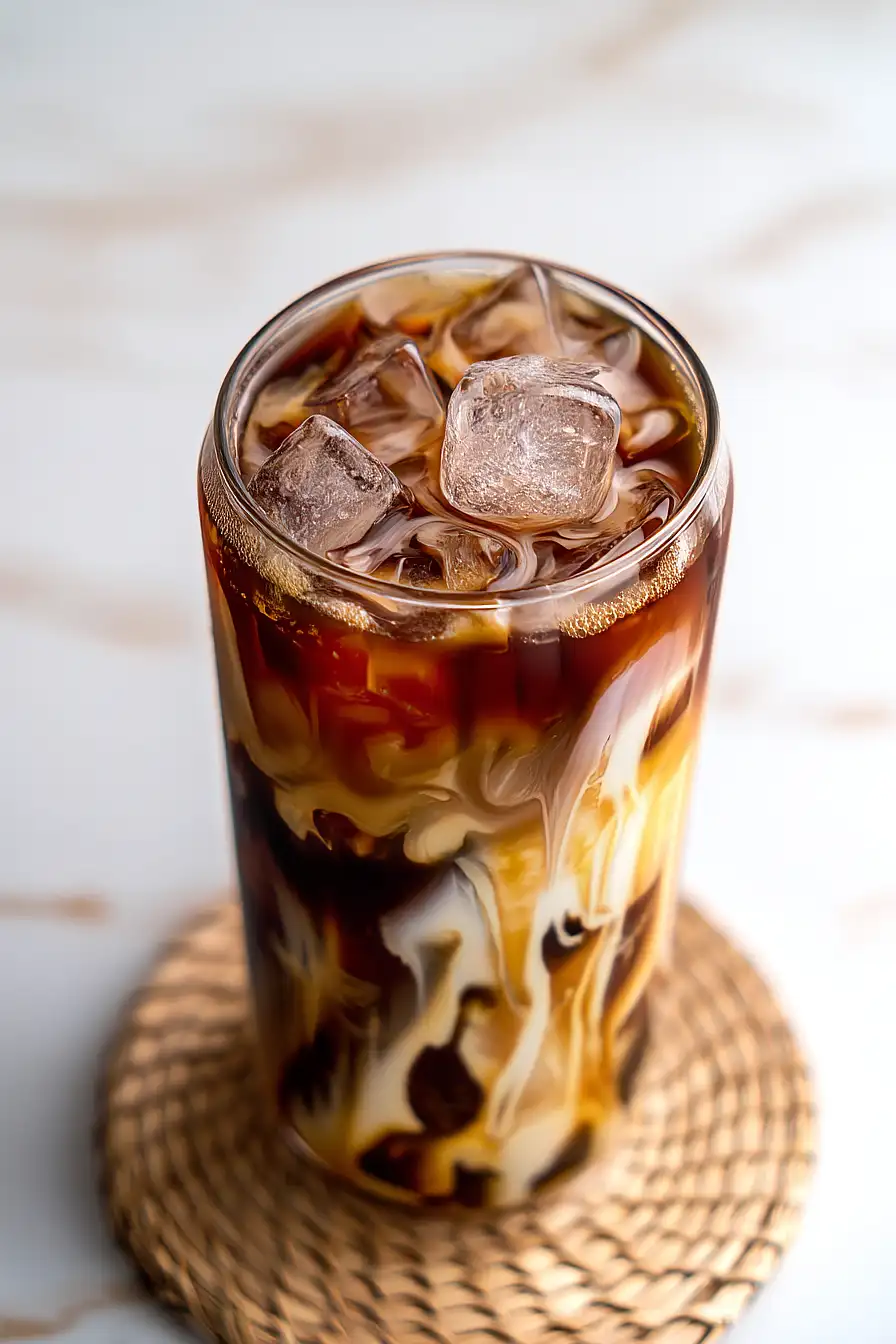 caramel iced coffee
