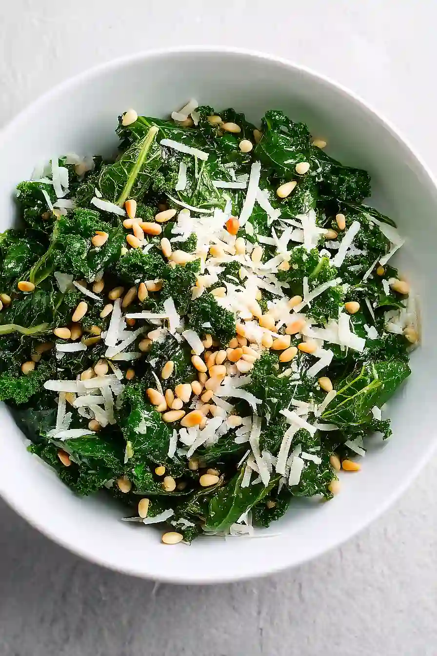 kale salad with balsamic dressing