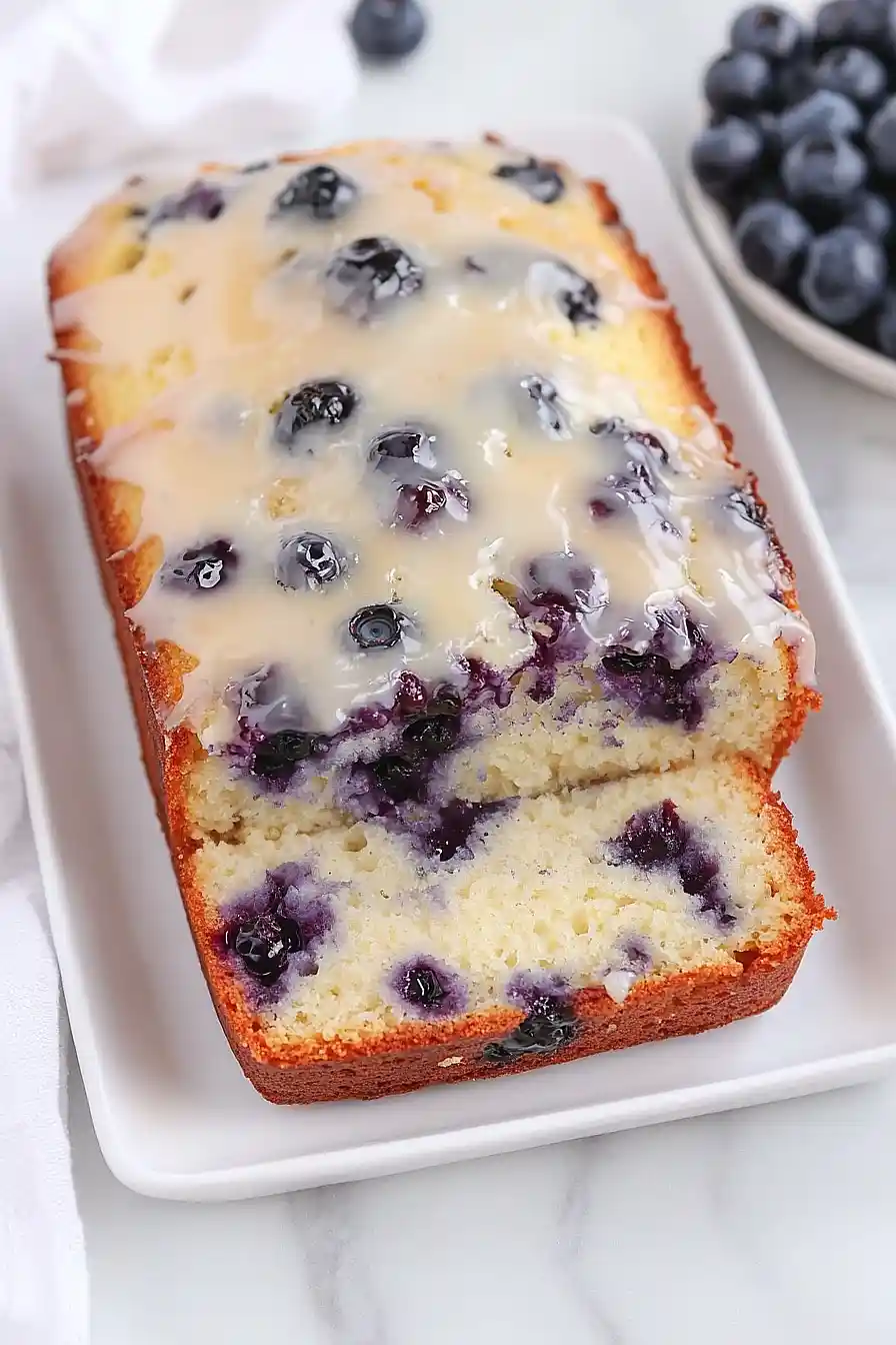 blueberry bread loaf
