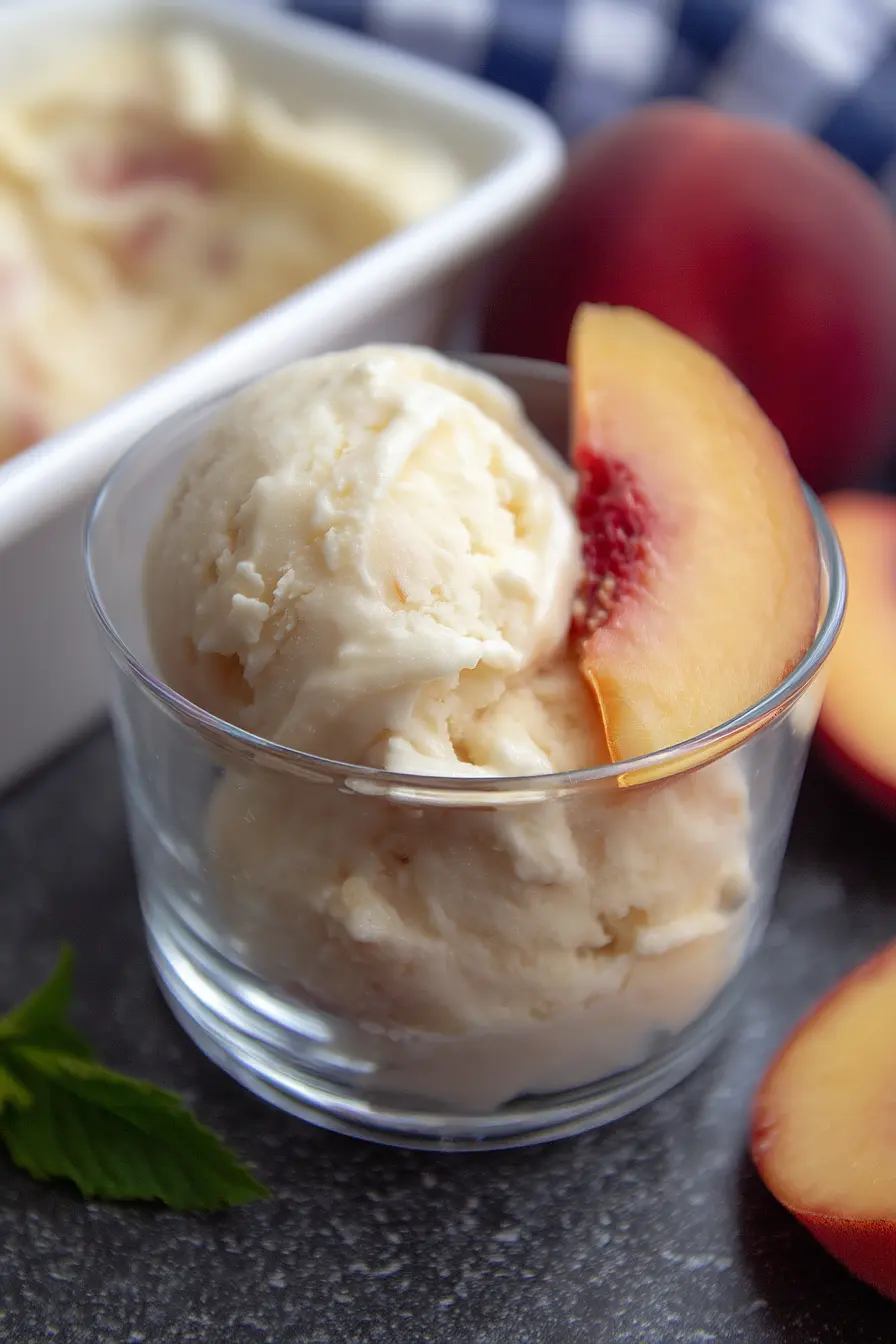 nectarine ice cream
