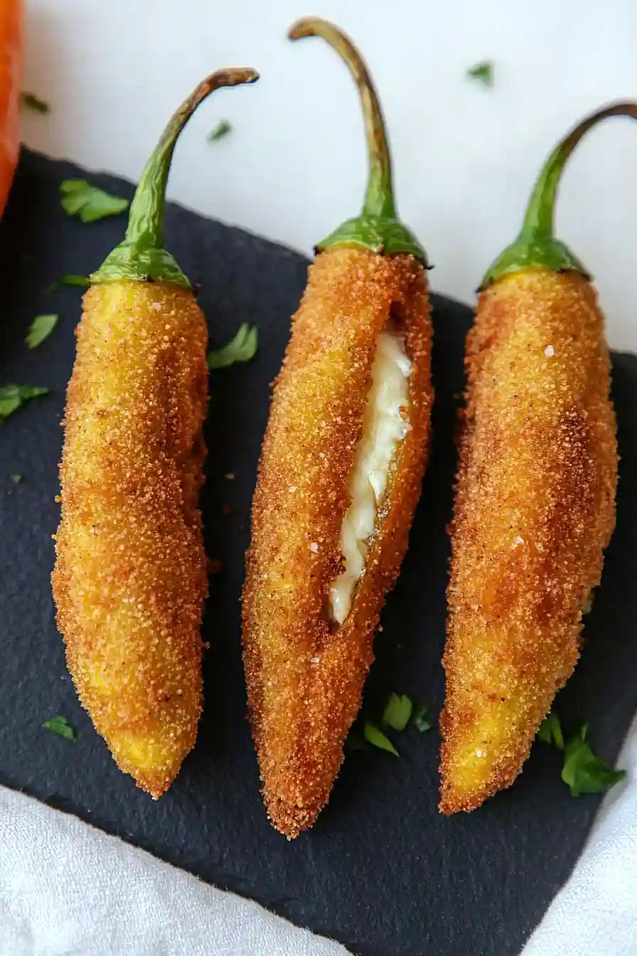 fried stuffed banana peppers
