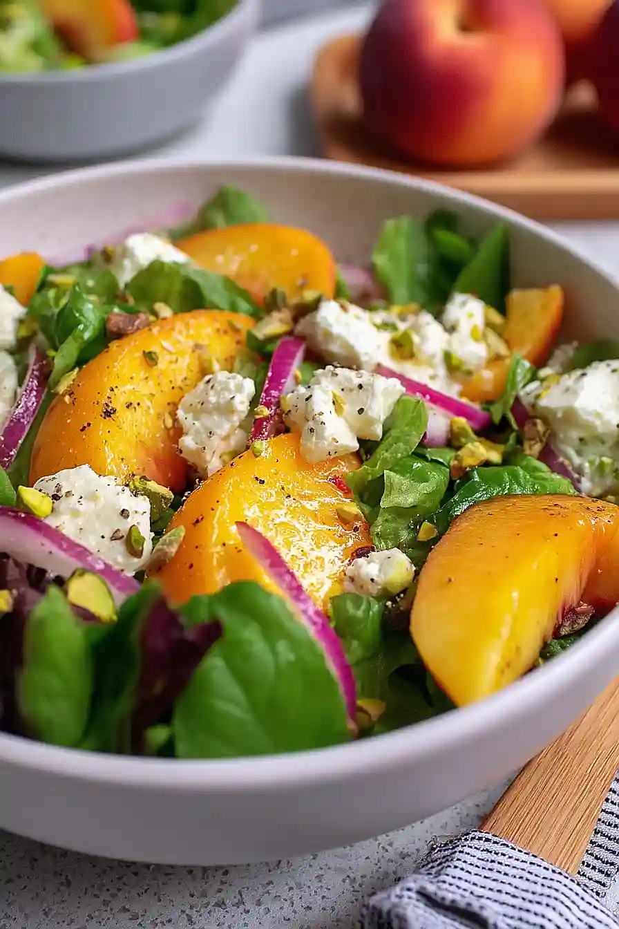 nectarine and feta salad