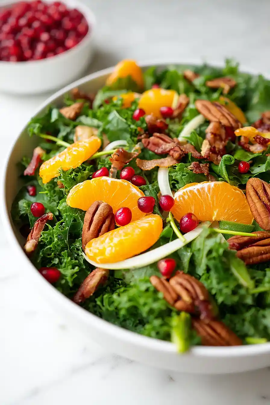 christmas kale salad