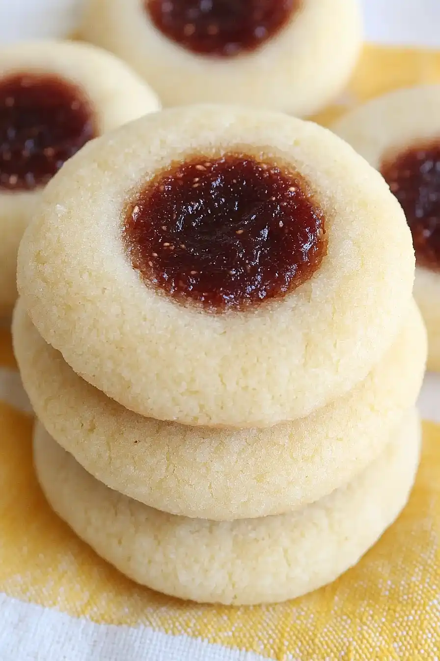 fig jam thumbprint cookies