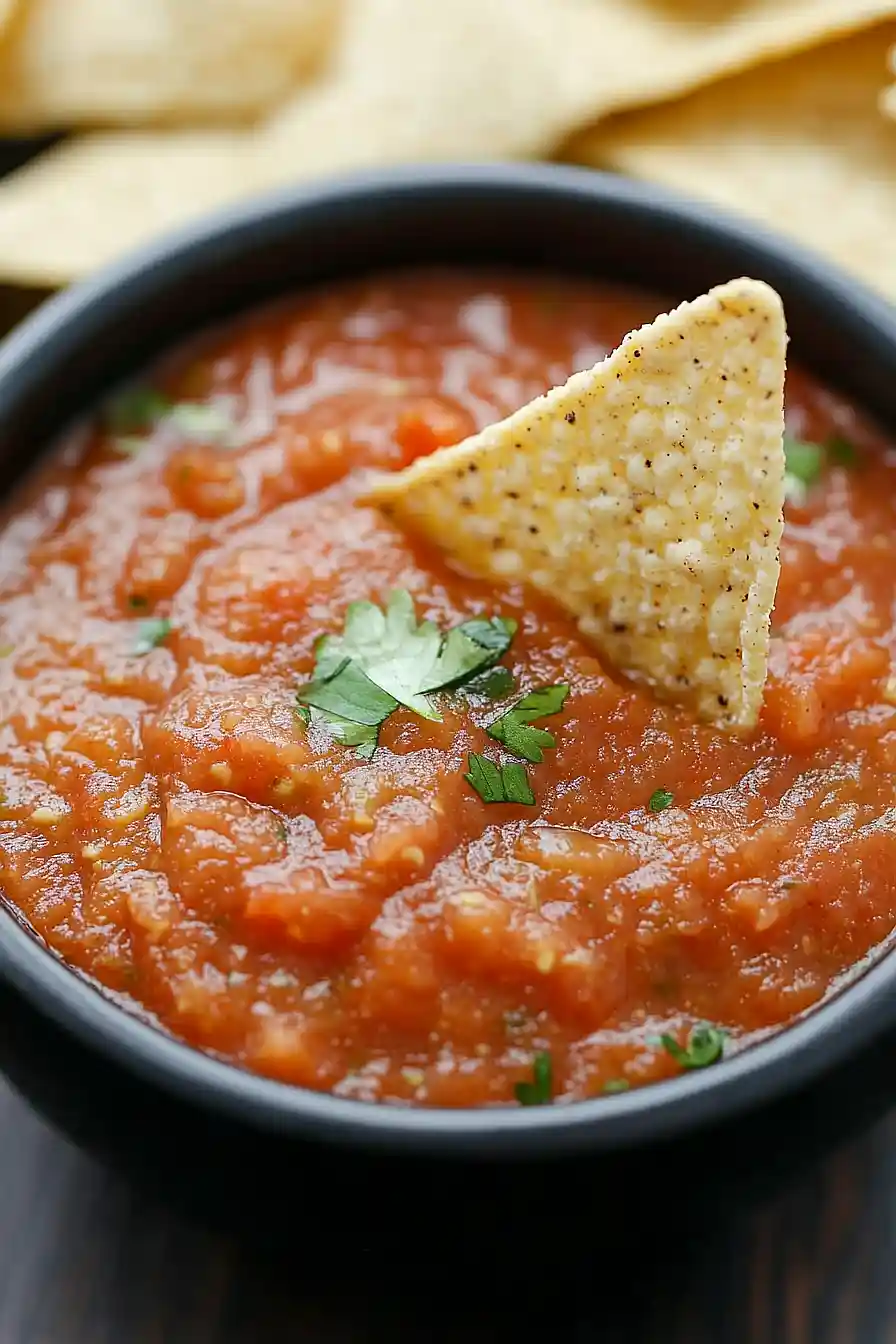 salsa mexicana with fresh tomatoes