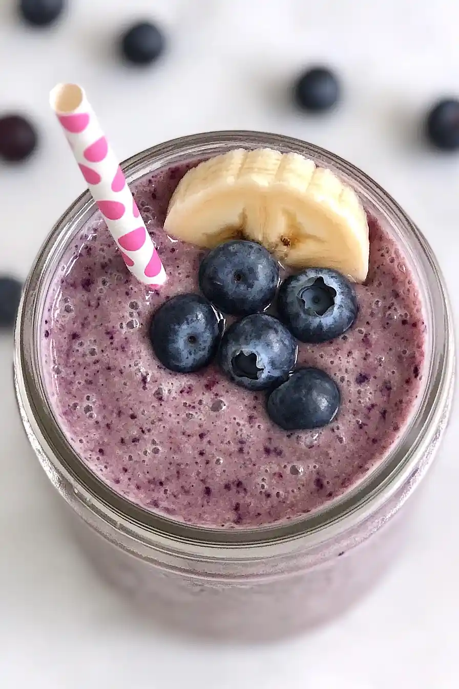 blueberry kale smoothie