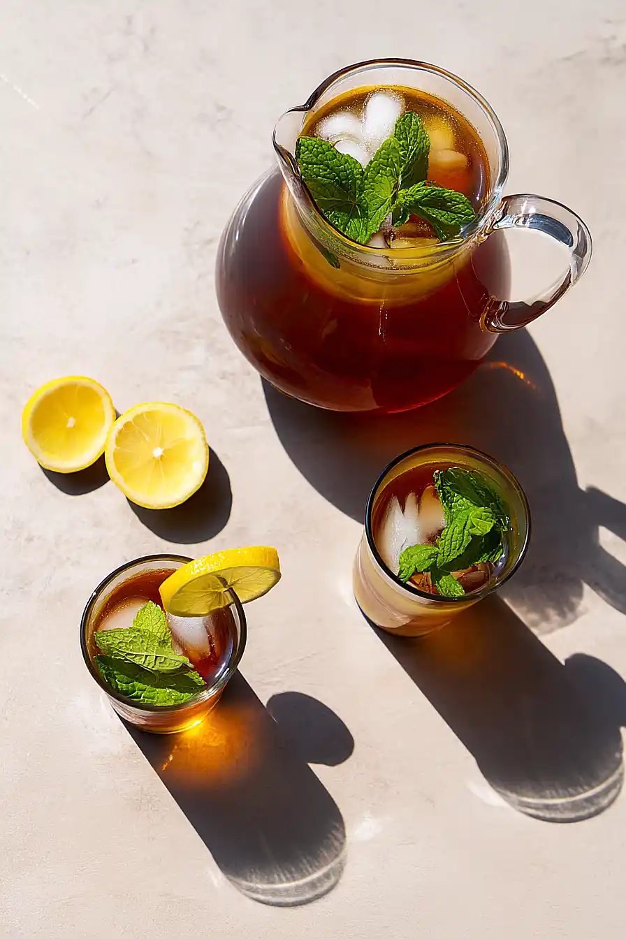 mint iced tea