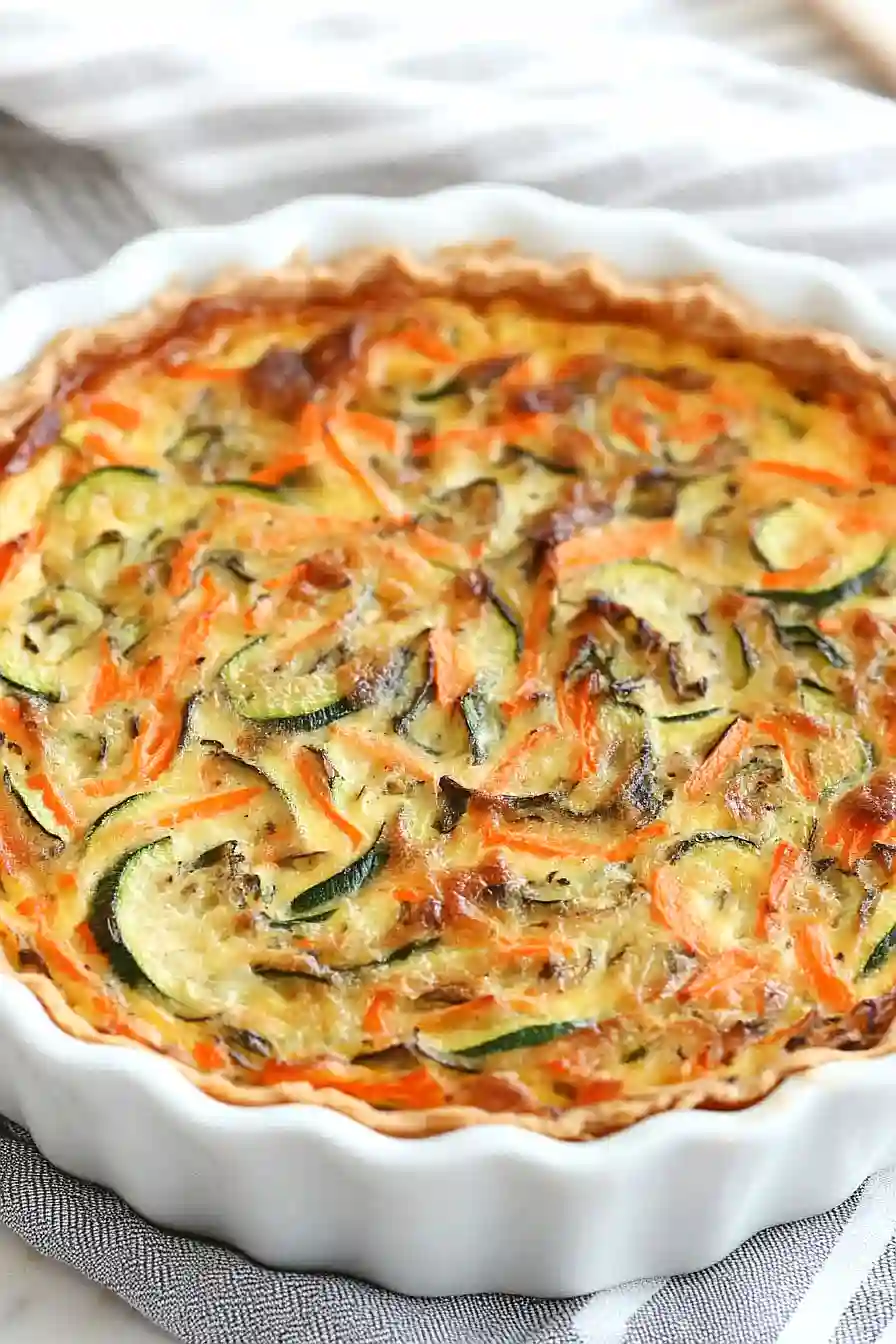 zucchini carrot quiche