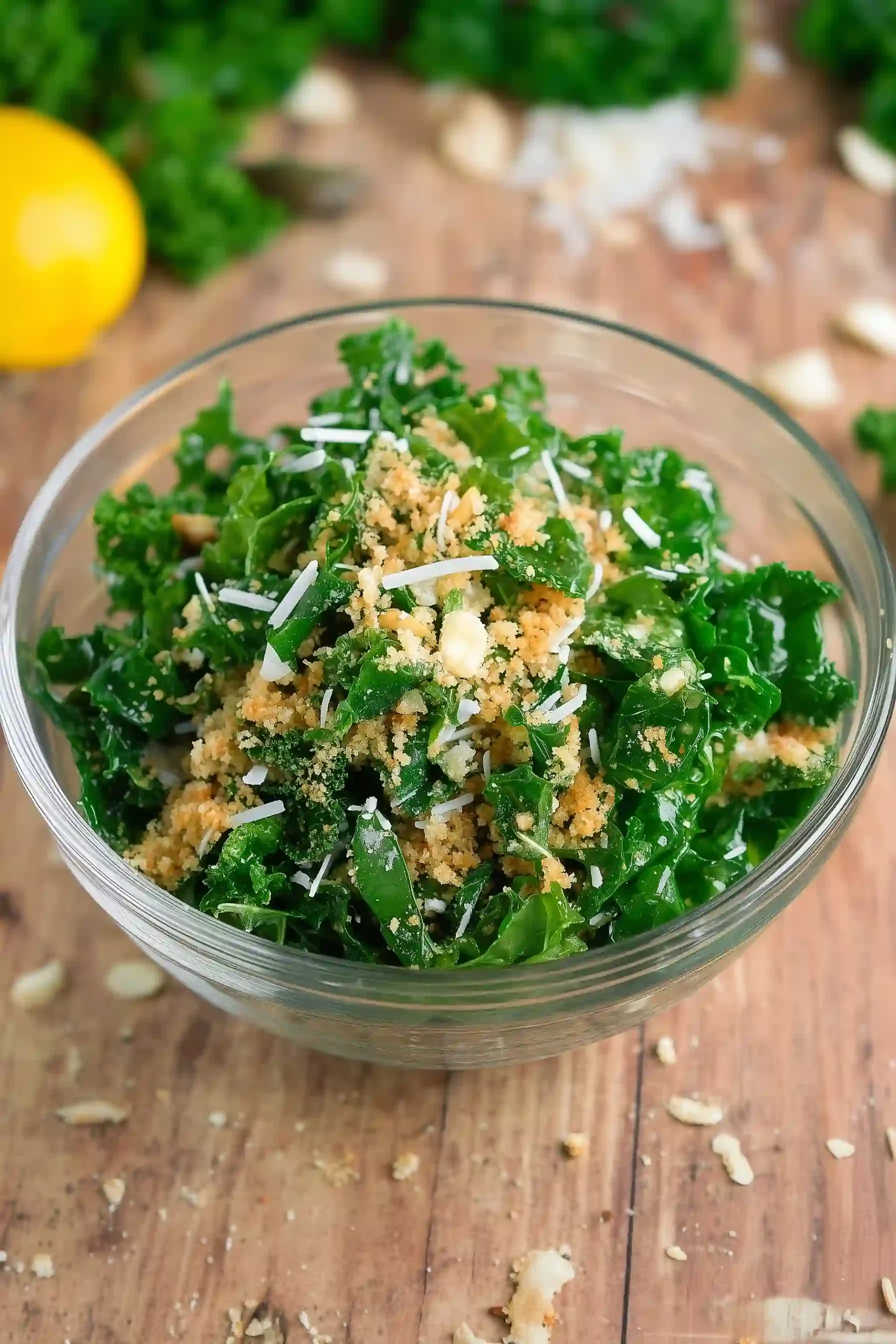lemon parmesan kale salad
