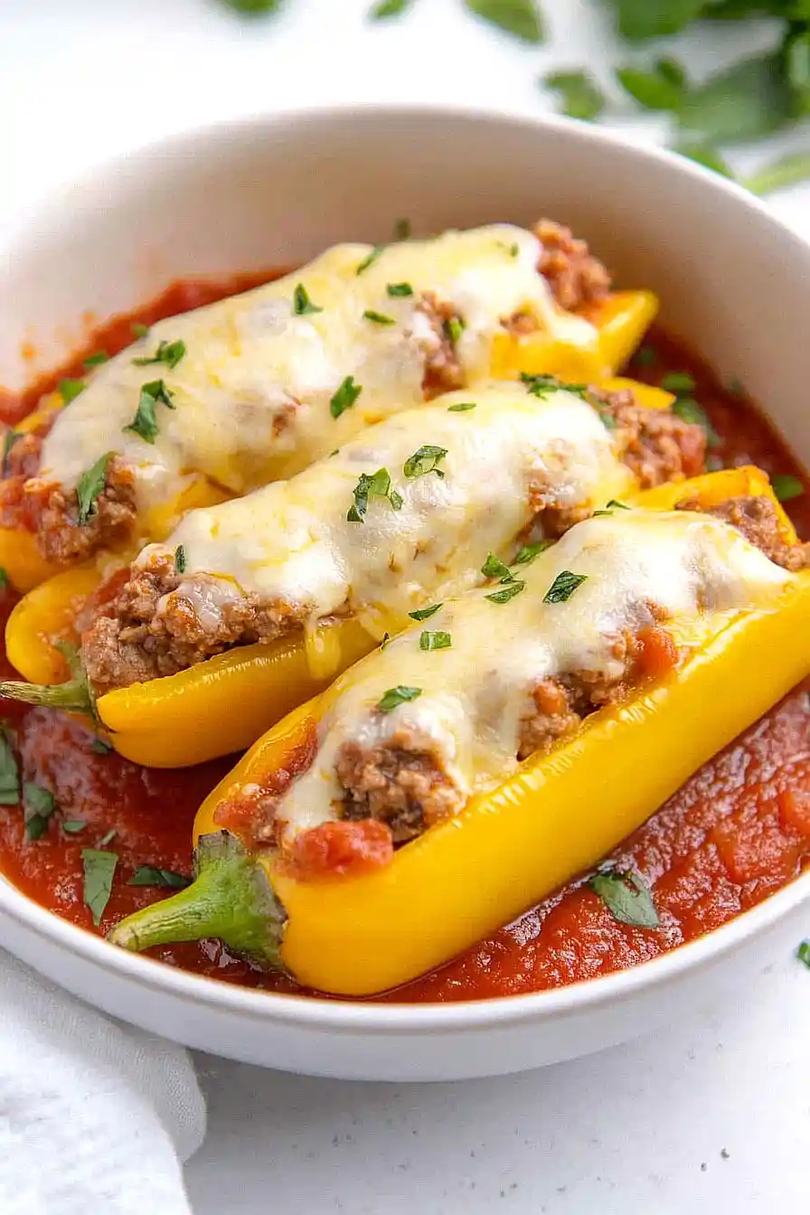 stuffed banana peppers