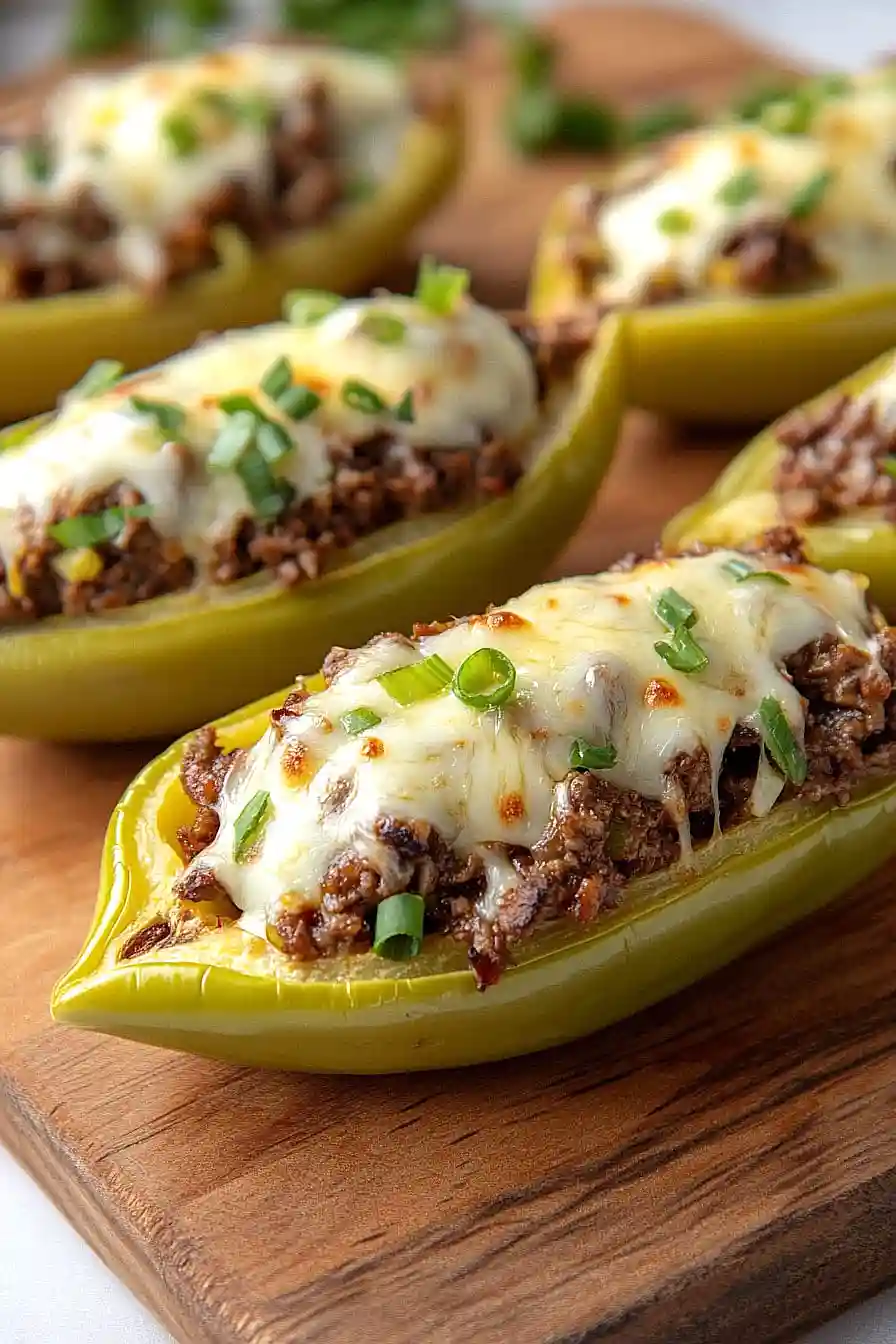 taco stuffed banana peppers