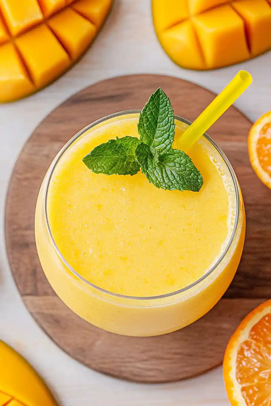 orange mango smoothie