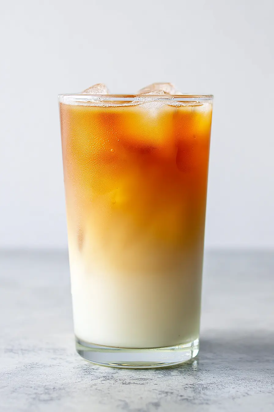 iced tea with milk