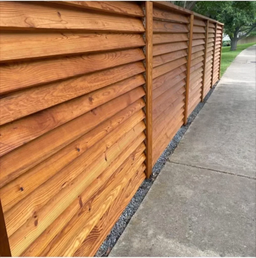 wood fence