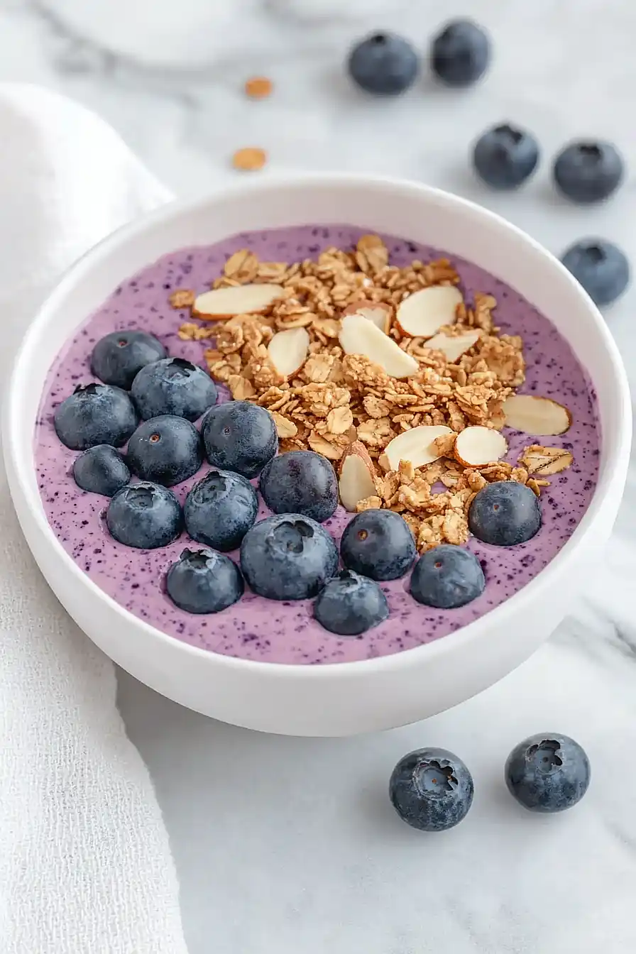 blueberry yogurt bowl
