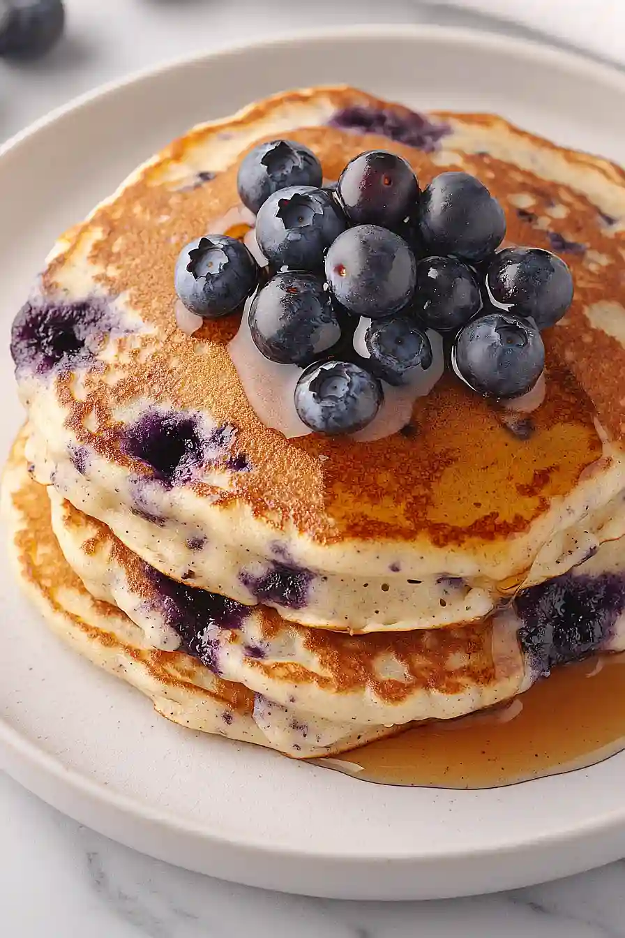 blueberry ricotta pancakes