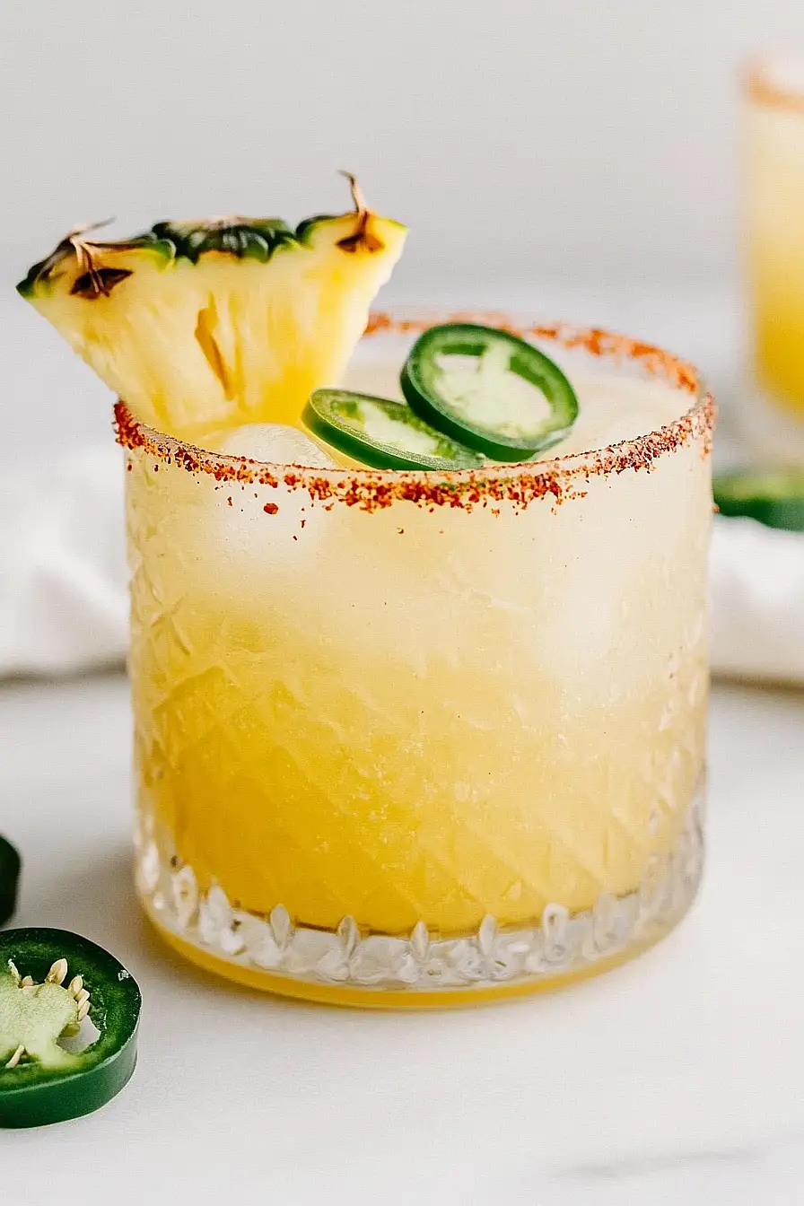 pineapple jalapeño margarita